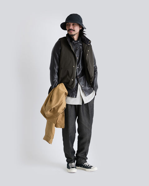 トップス W Double Front Double Vest DOUBLE FRONT VEST K.BROWN | gorouta