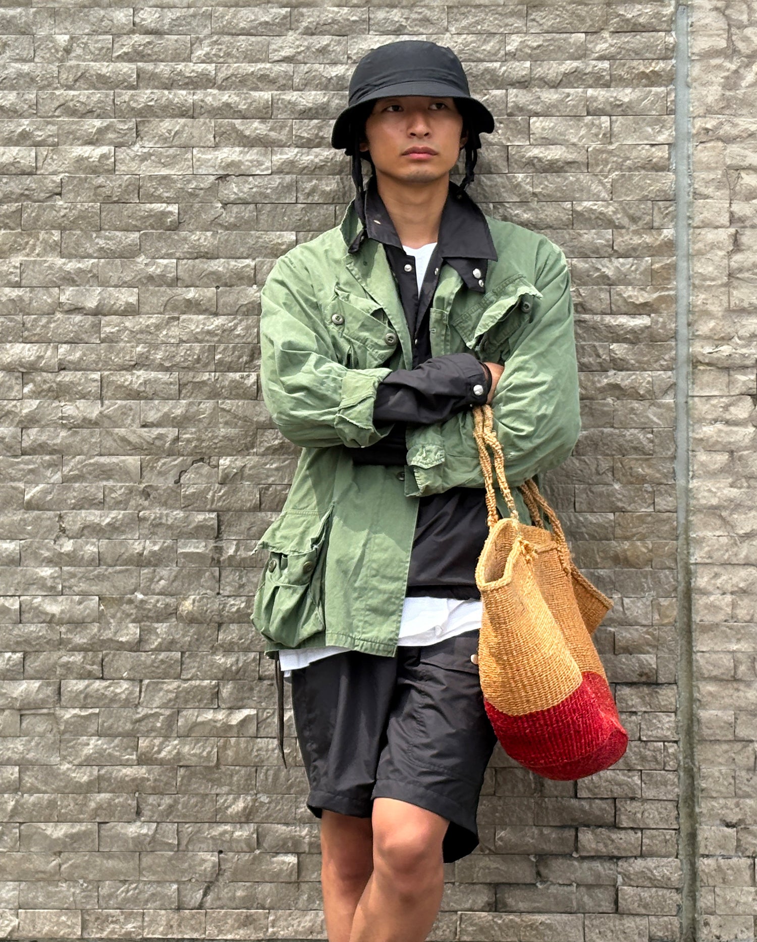 Matte Black Anorak | gorouta