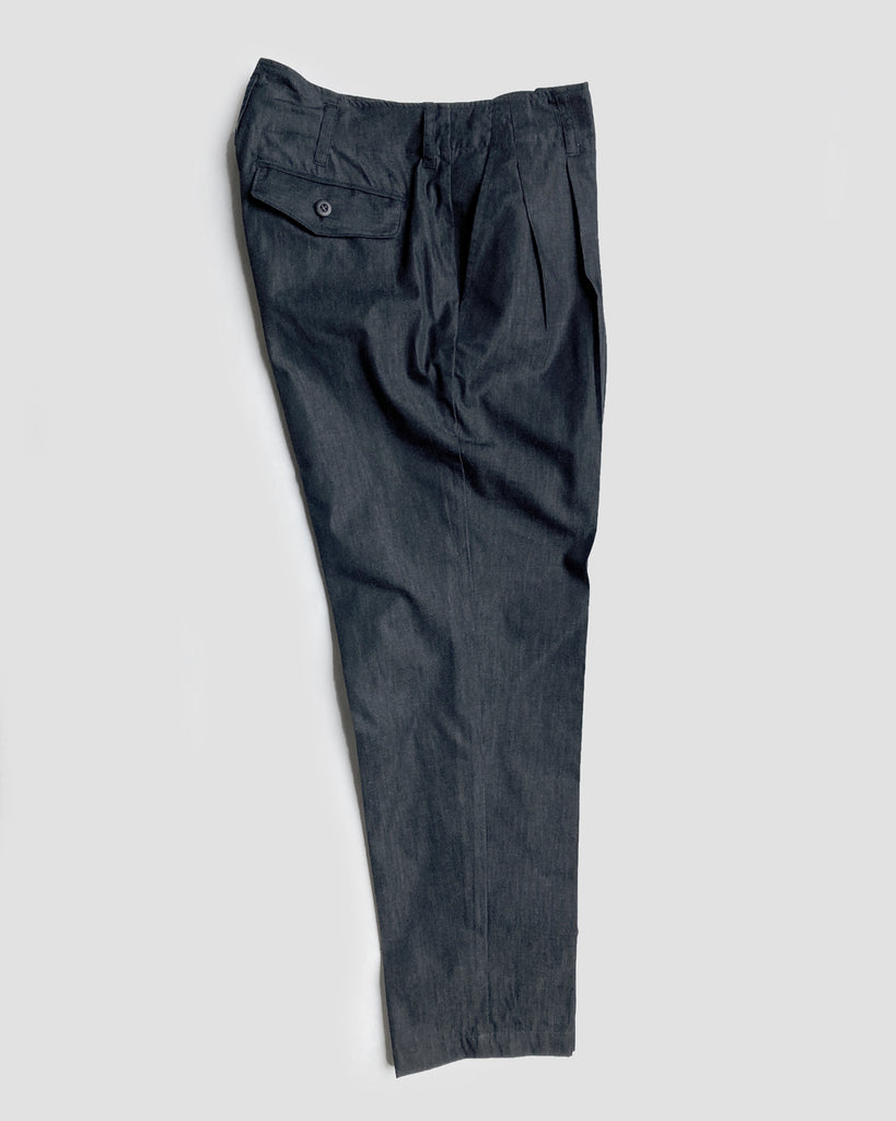 COMPACT YARN   2 PLEATED TROUSERS