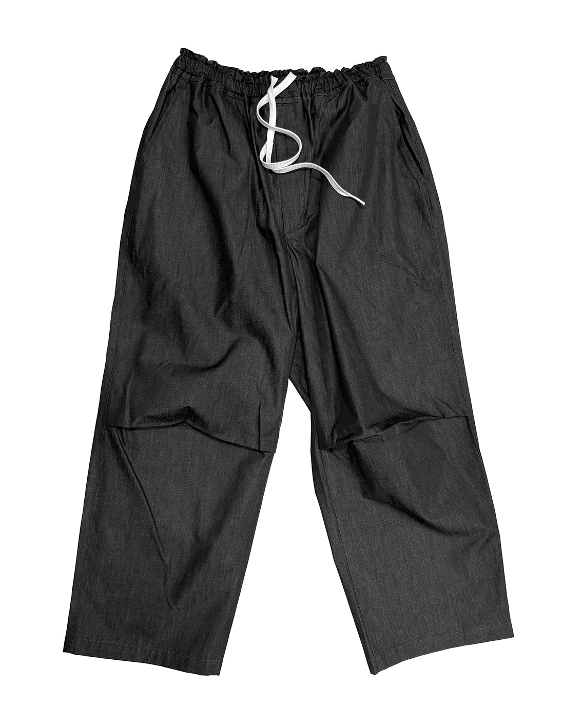 Chambray Wide Easy Pants | gorouta