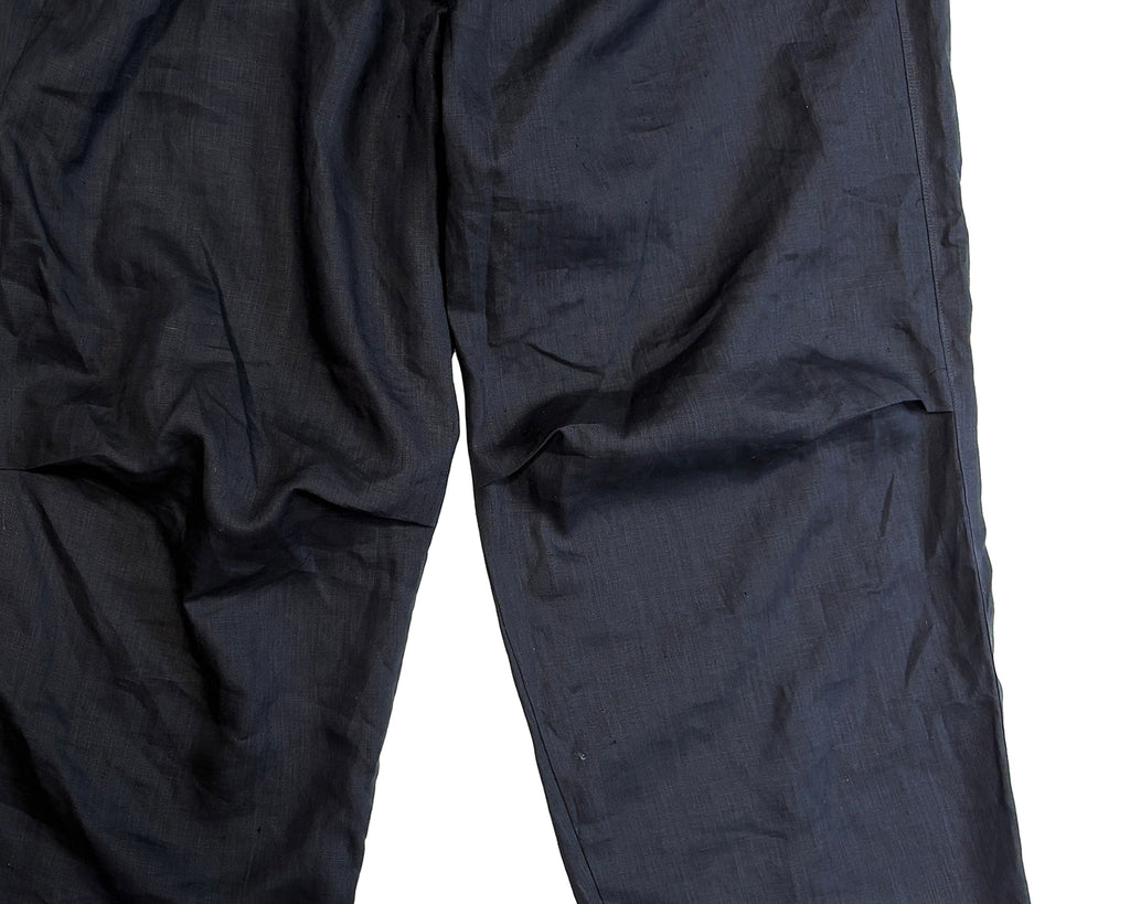 スーツ Goldmin easy pants Herdmans Linen Wide Easy Pants D.NAVY | gorouta