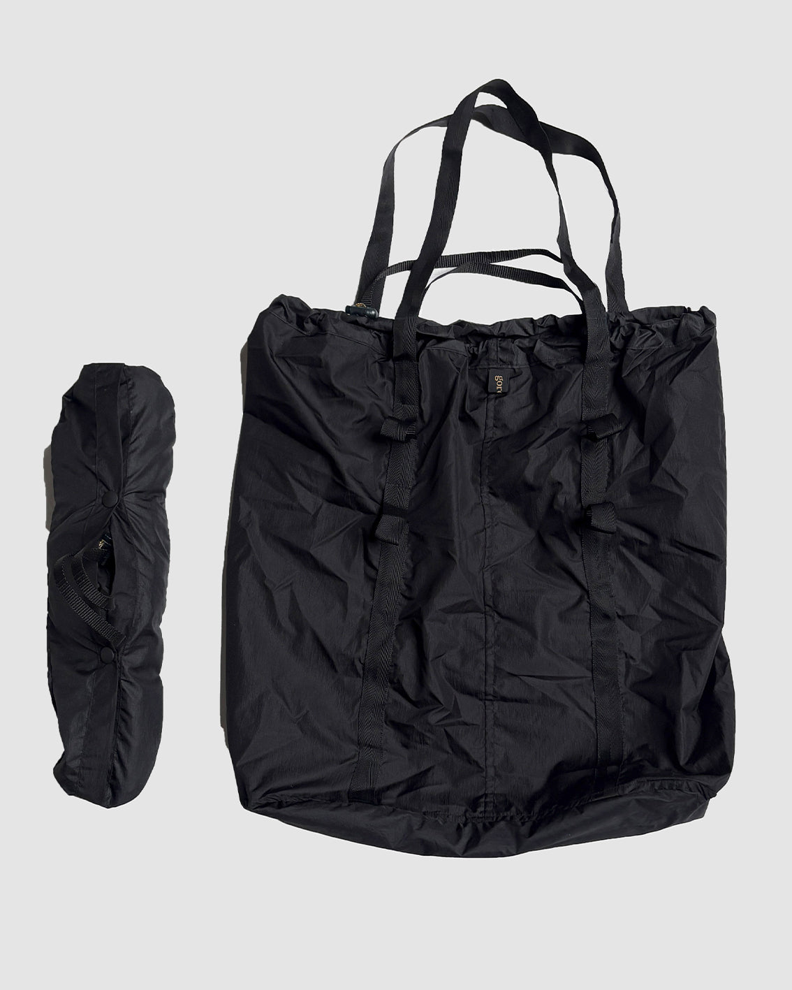 2WAY DRAWSTRING PACKABLE BAG | gorouta 2WAY DRAWSTRING PACKABLE BAG | gorouta