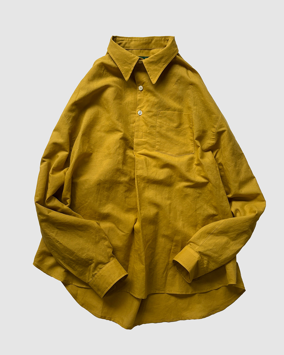 goroutaゴロウタ26ssクラシックカラープルオーバーシャツM新品 CLASSIC COLOR PULLOVER YELLOW | gorouta