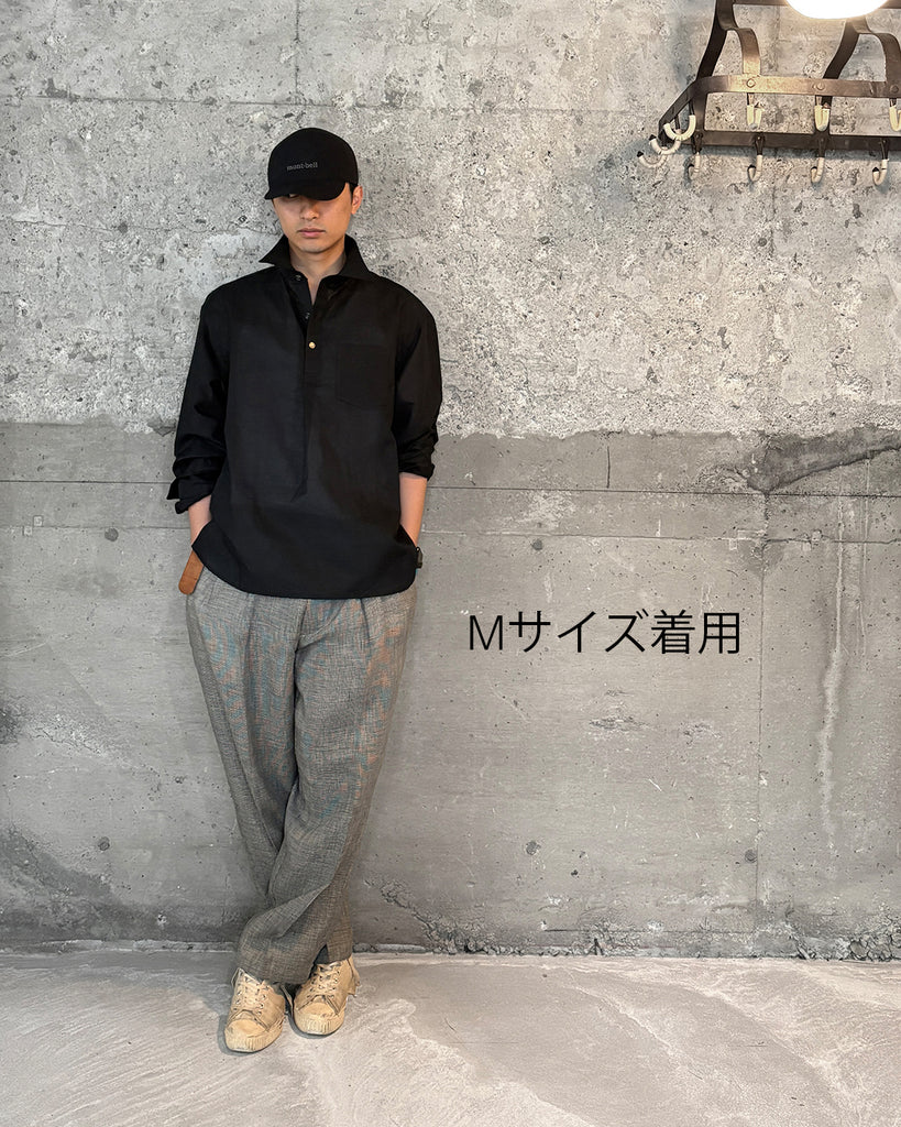 CLASSIC COLOR PULLOVER BLACK | gorouta